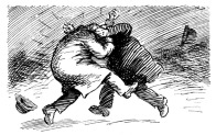 men fighting